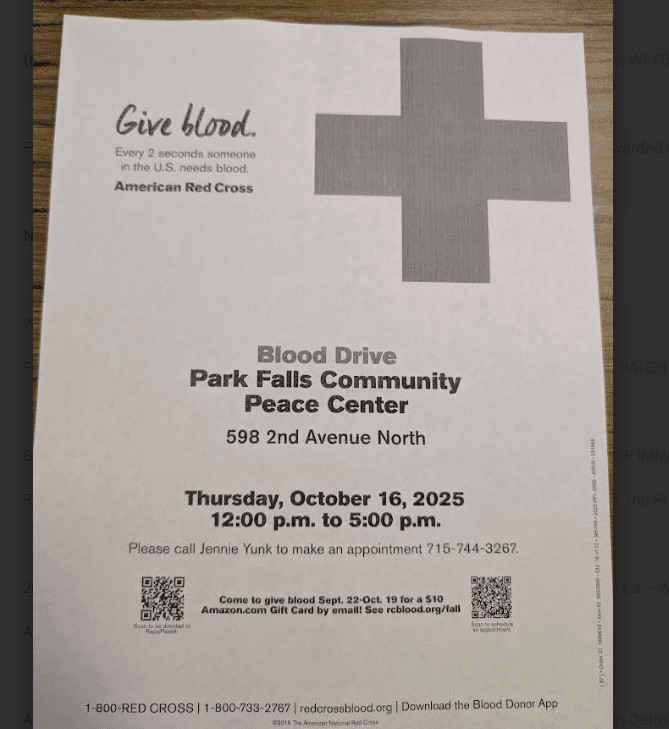 American Red Cross Blood Drive