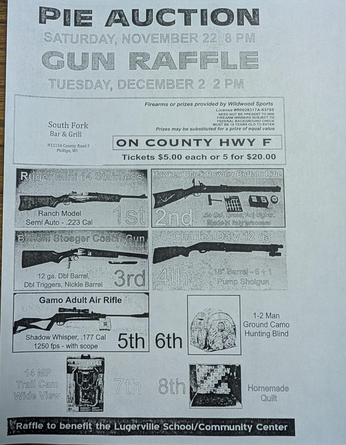 Gun Raffle To Benefit Lugerville School