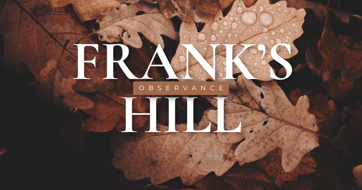 Autumnal equinox observance scheduled for Frank’s Hill
