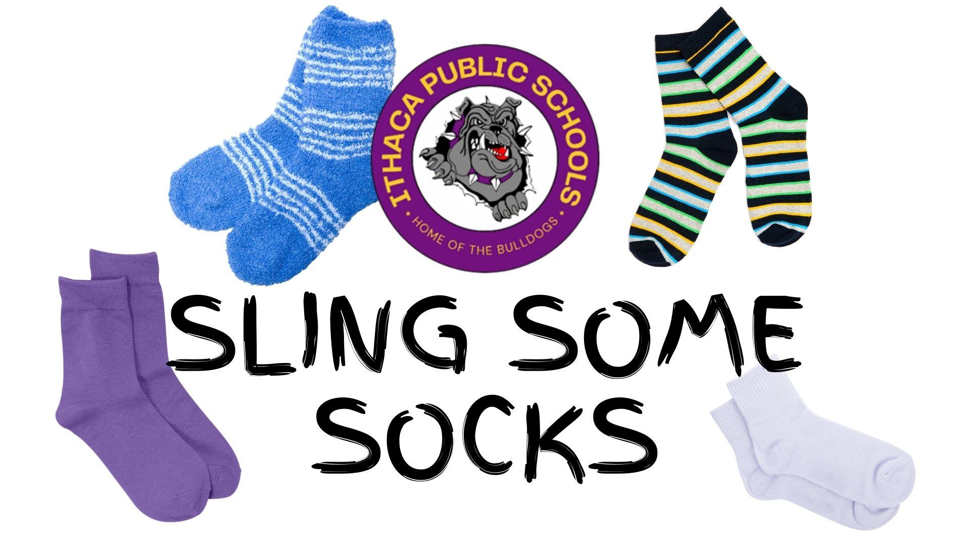New date January 26 – Ithaca to “Sling Some Socks” for charity